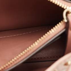 Pre Owned Kate Spade Pink Leather Small Studded Hayes Street Sam Tote