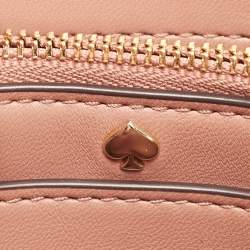 Pre Owned Kate Spade Pink Leather Small Studded Hayes Street Sam Tote