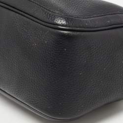 Kate Spade Black Leather Smoosh Crossbody Bag