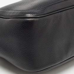 Kate Spade Black Leather Smoosh Crossbody Bag