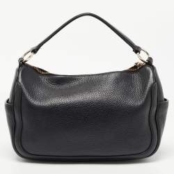 Kate Spade Black Leather Smoosh Crossbody Bag