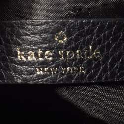 Kate Spade Black Leather Smoosh Crossbody Bag