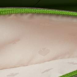 Pre Owned Kate Spade Green Leather Cami Crossbody Bag