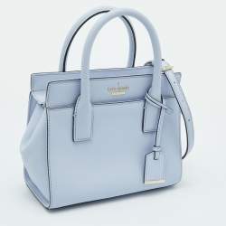Pre Owned Kate Spade Light Blue Leather Cameron Street Candace Tote