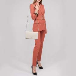 Kate Spade Ivory Saffiano Leather Cedar Street Cali Crossbody Bag