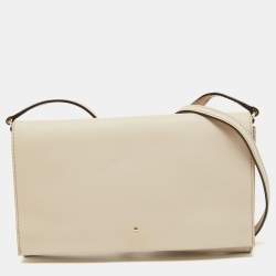 Kate Spade Ivory Saffiano Leather Cedar Street Cali Crossbody Bag