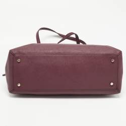Kate Spade Burgundy Leather Cedar Street Elissa Satchel
