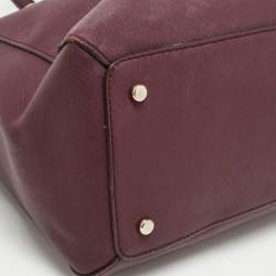 Kate Spade Burgundy Leather Cedar Street Elissa Satchel