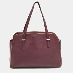 Kate Spade Burgundy Leather Cedar Street Elissa Satchel