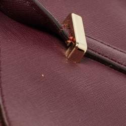 Kate Spade Burgundy Leather Cedar Street Elissa Satchel