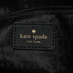 Kate Spade Black Leather Flap Top Handle Bag