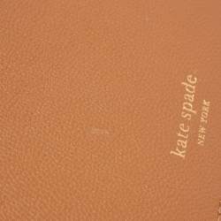 Pre Owned Kate Spade Brown Leather Medium Toujour Crossbody Bag