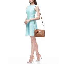 Pre Owned Kate Spade Brown Leather Medium Toujour Crossbody Bag