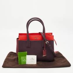 Pre Owned Kate Spade Tricolor Leather Small Cameron Street Candace Tote