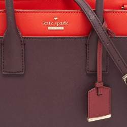 Pre Owned Kate Spade Tricolor Leather Small Cameron Street Candace Tote