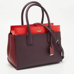 Pre Owned Kate Spade Tricolor Leather Small Cameron Street Candace Tote
