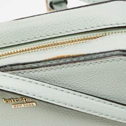 Kate Spade Mint Green Leather Camera Crossbody Bag