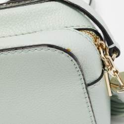 Kate Spade Mint Green Leather Camera Crossbody Bag