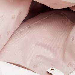 Pre Owned Kate Spade Off White Leather Polly Convertible Flap Crossbody Bag