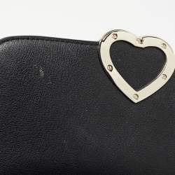 Pre Owned Kate Spade Black Leather Robyn Saddle Crossbody Bag