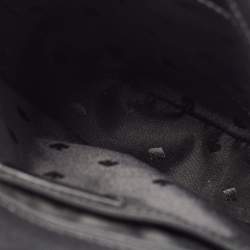 Pre Owned Kate Spade Black Leather Robyn Saddle Crossbody Bag