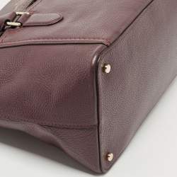 Pre Owned Kate Spade Burgundy Leather Nicola Chester Satchel