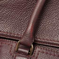 Pre Owned Kate Spade Burgundy Leather Nicola Chester Satchel