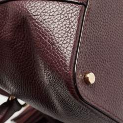 Pre Owned Kate Spade Burgundy Leather Nicola Chester Satchel