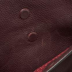 Pre Owned Kate Spade Burgundy Leather Nicola Chester Satchel