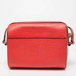 Kate Spade Red Perforated Leather Perri Lane Looloo Crossbody Bag