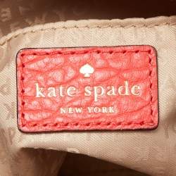 Kate Spade Red Perforated Leather Perri Lane Looloo Crossbody Bag