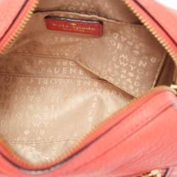 Kate Spade Red Perforated Leather Perri Lane Looloo Crossbody Bag