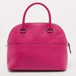 Pre Owned Kate Spade Pink Leather New York Groove Carli Satchel