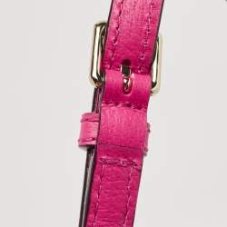 Pre Owned Kate Spade Pink Leather New York Groove Carli Satchel