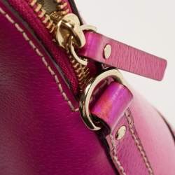 Pre Owned Kate Spade Pink Leather Wellesley Rachelle Satchel