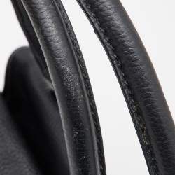 Kate Spade Black Leather Zip Satchel 