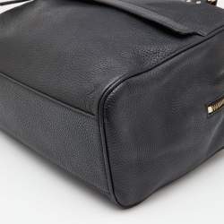 Kate Spade Black Leather Zip Satchel 