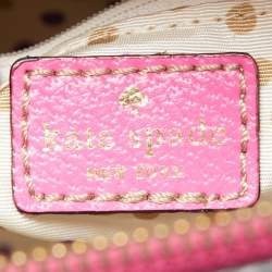 Pre Owned Kate Spade Pink Leather Wellesley Rachelle Satchel