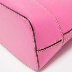 Pre Owned Kate Spade Pink Leather Wellesley Rachelle Satchel