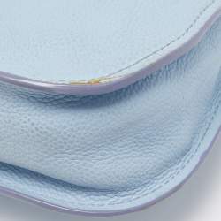 Pre Owned Kate Spade Light Blue Leather Orchard Street Hemsley Crossbody Bag