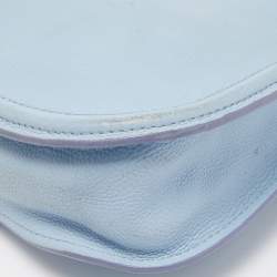 Pre Owned Kate Spade Light Blue Leather Orchard Street Hemsley Crossbody Bag