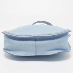 Pre Owned Kate Spade Light Blue Leather Orchard Street Hemsley Crossbody Bag