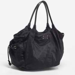 Kate Spade Black Nylon and Patent Leather Stevie Diaper Bag