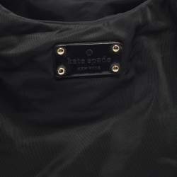Kate Spade Black Nylon and Patent Leather Stevie Diaper Bag