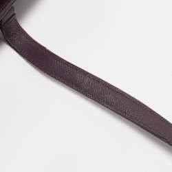 Pre Owned Kate Spade Purple Leather Zip Tote