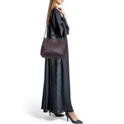 Pre Owned Kate Spade Purple Saffiano Leather Laurel Way Evangelie Satchel
