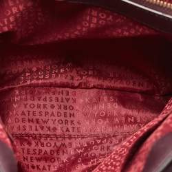 Pre Owned Kate Spade Purple Saffiano Leather Laurel Way Evangelie Satchel