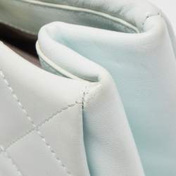 Pre Owned Kate Spade Light Blue Quilted Leather Emerson Place Phoebe Tote