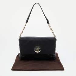 Pre Owned Kate Spade Black Quilted Leather Astor Court Flap Shoulder Bag