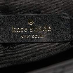 Pre Owned Kate Spade Black Quilted Leather Natalia Crossbody Bag